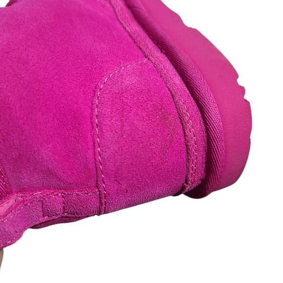 UGG Neumel Chukka Suede Boots Size 4 Pink GUC Dirty Toe & Ankle - Picture 6 of 8